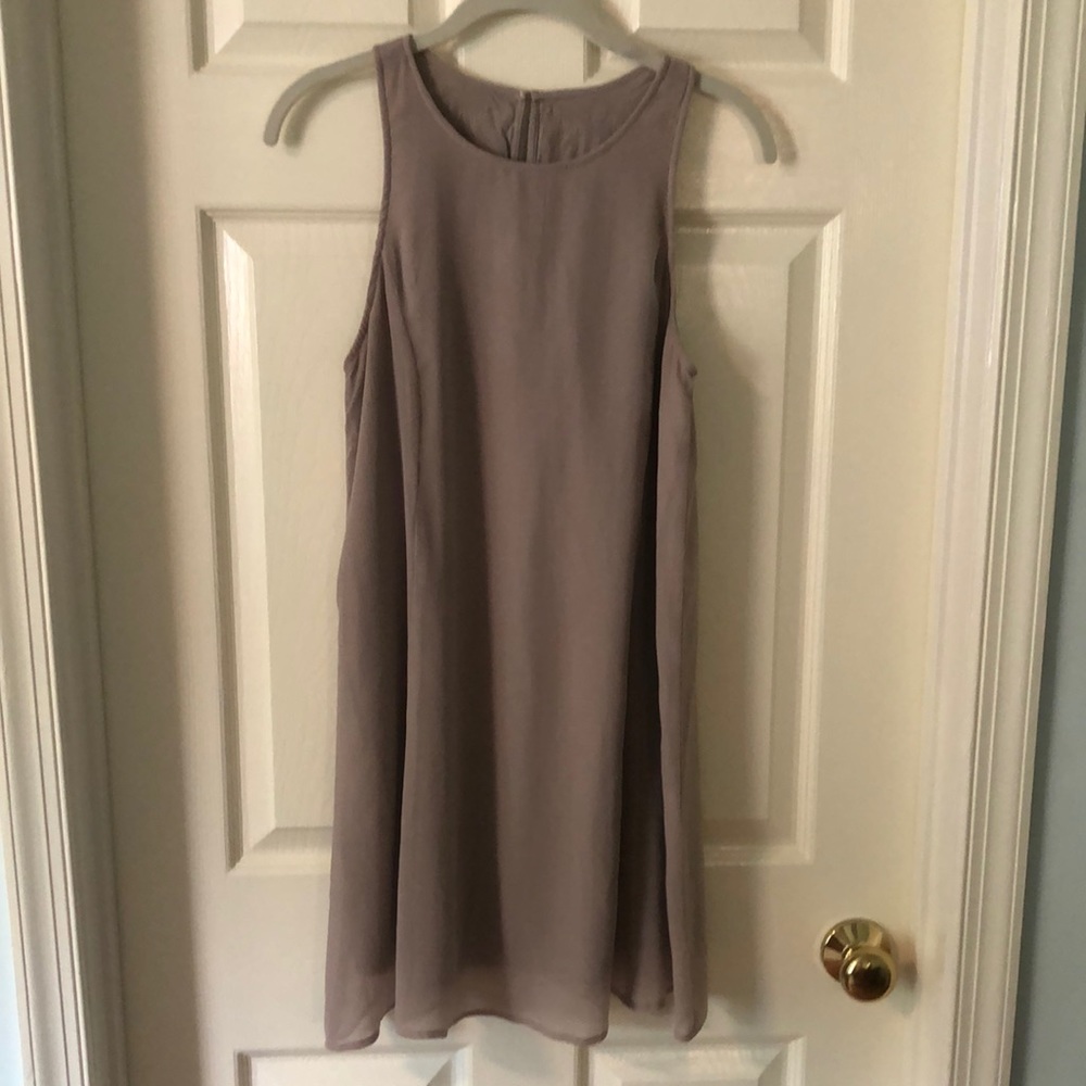 Taupe Abercrombie & Fitch Dress